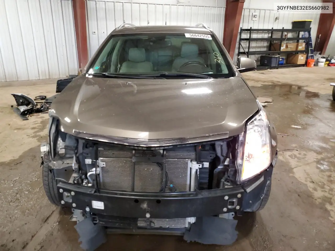 2014 Cadillac Srx Luxury Collection VIN: 3GYFNBE32ES660982 Lot: 56642555