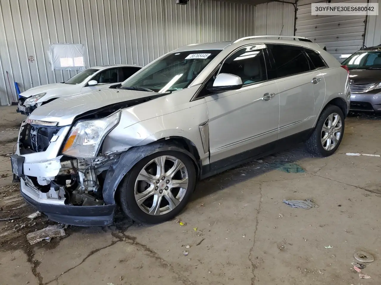 2014 Cadillac Srx Performance Collection VIN: 3GYFNFE30ES680042 Lot: 56765445