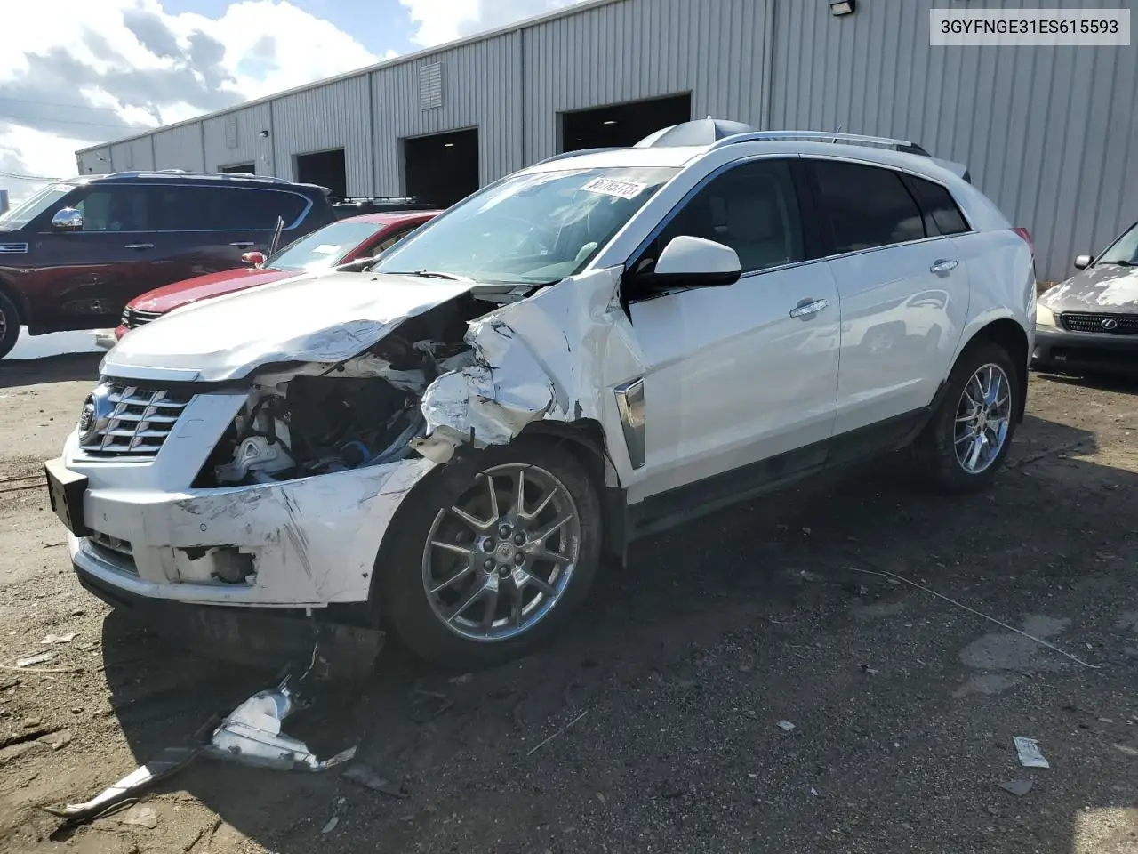 2014 Cadillac Srx Premium Collection VIN: 3GYFNGE31ES615593 Lot: 56785775