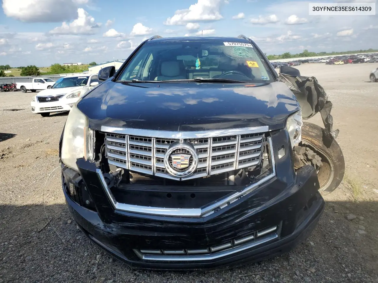 2014 Cadillac Srx Performance Collection VIN: 3GYFNCE35ES614309 Lot: 57075575