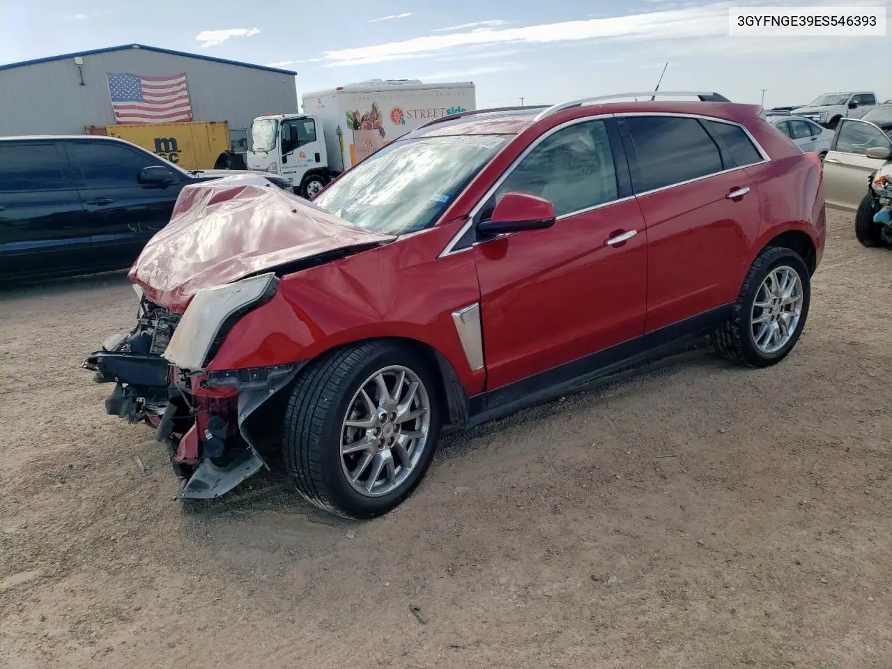 2014 Cadillac Srx Premium Collection VIN: 3GYFNGE39ES546393 Lot: 57261145