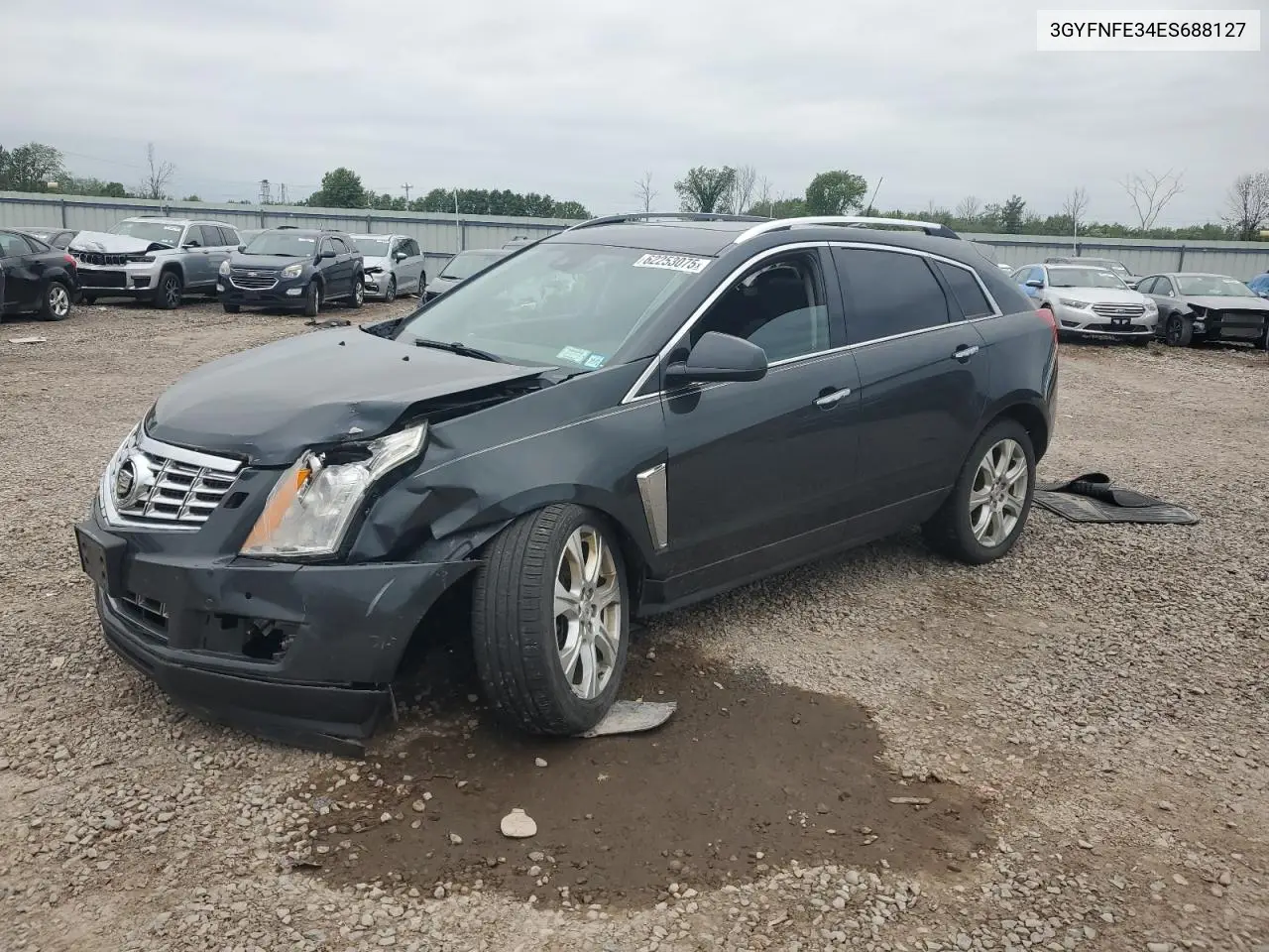 2014 Cadillac Srx Performance Collection VIN: 3GYFNFE34ES688127 Lot: 62253075