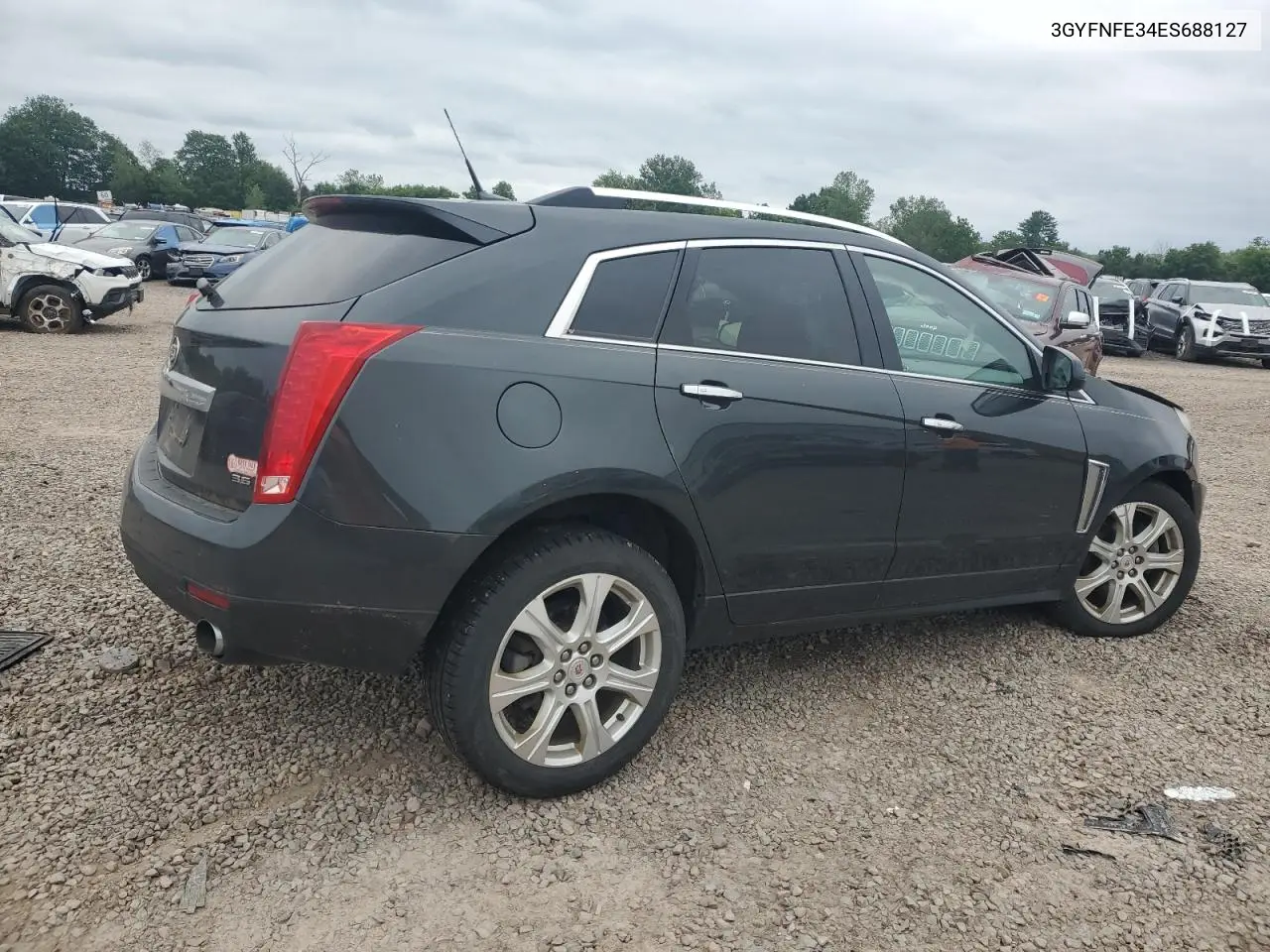 2014 Cadillac Srx Performance Collection VIN: 3GYFNFE34ES688127 Lot: 62253075