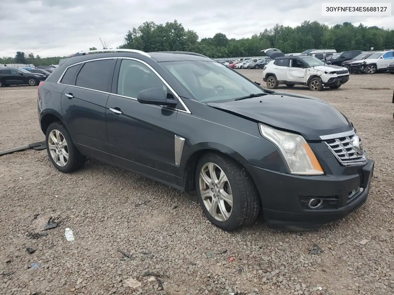 2014 Cadillac Srx Performance Collection VIN: 3GYFNFE34ES688127 Lot: 62253075