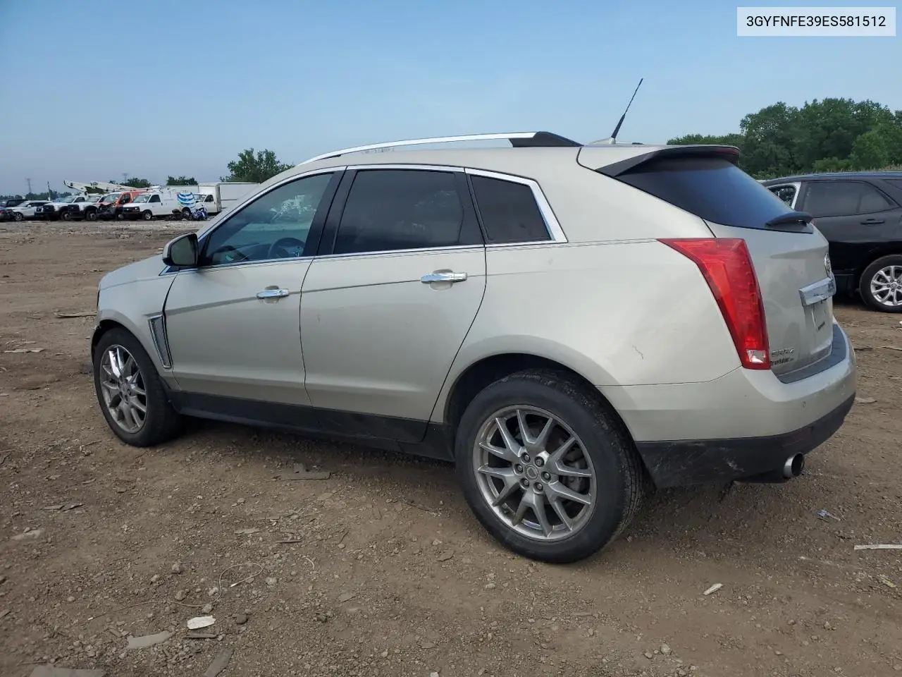 2014 Cadillac Srx Performance Collection VIN: 3GYFNFE39ES581512 Lot: 62503995