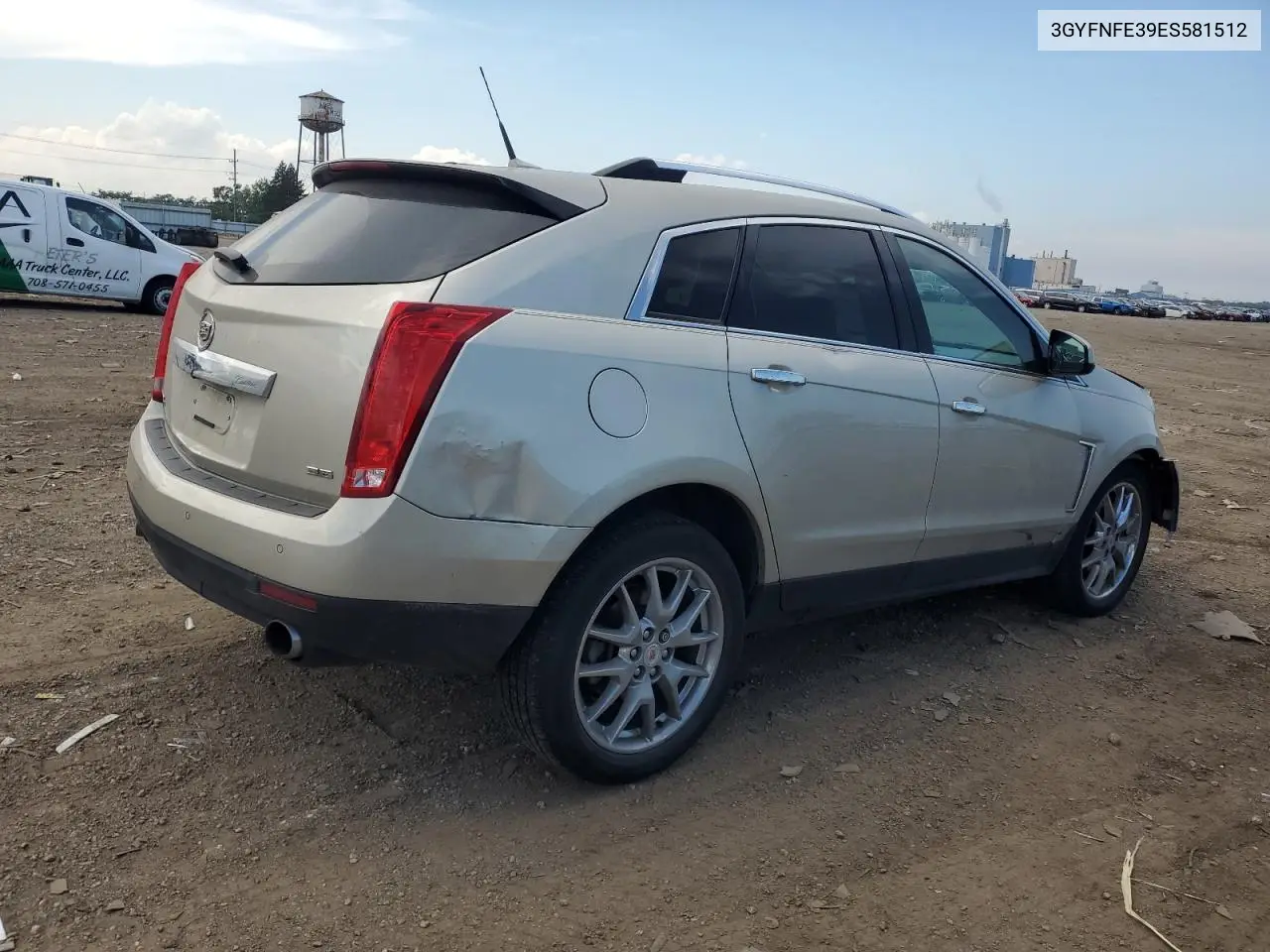 2014 Cadillac Srx Performance Collection VIN: 3GYFNFE39ES581512 Lot: 62503995