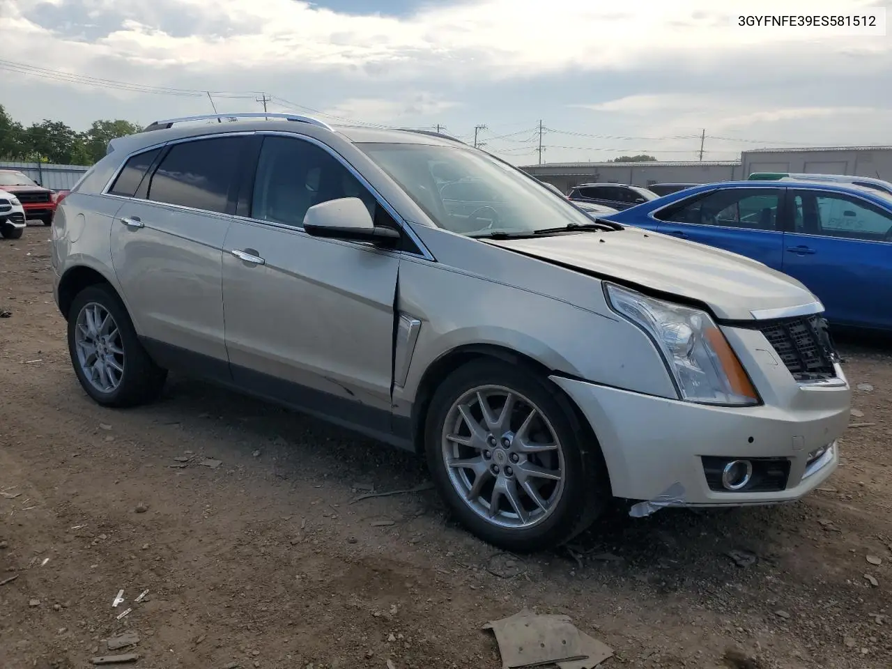 2014 Cadillac Srx Performance Collection VIN: 3GYFNFE39ES581512 Lot: 62503995