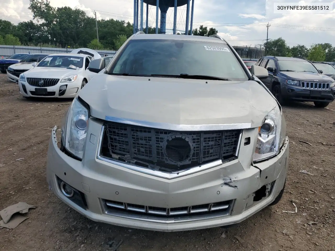 2014 Cadillac Srx Performance Collection VIN: 3GYFNFE39ES581512 Lot: 62503995