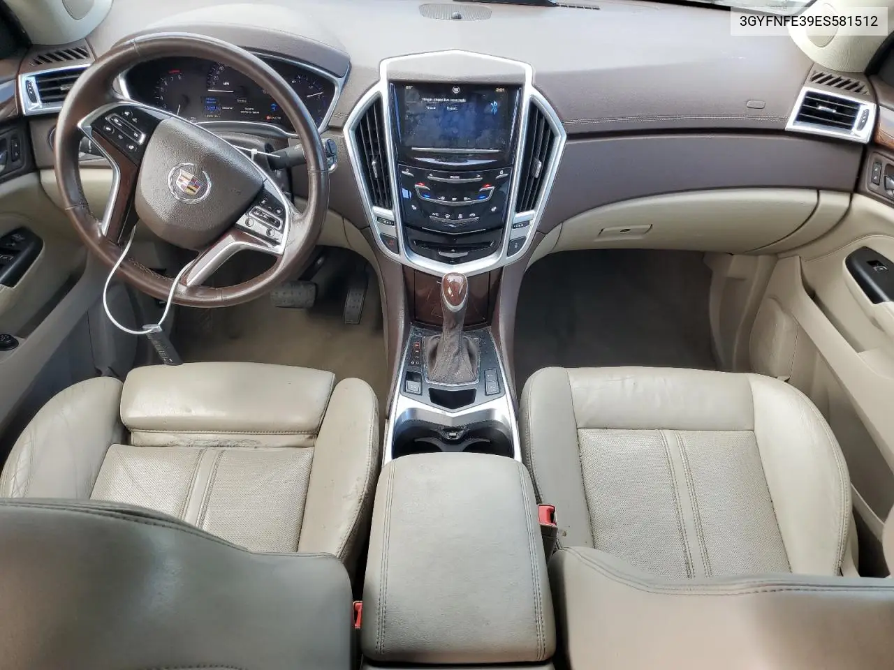2014 Cadillac Srx Performance Collection VIN: 3GYFNFE39ES581512 Lot: 62503995
