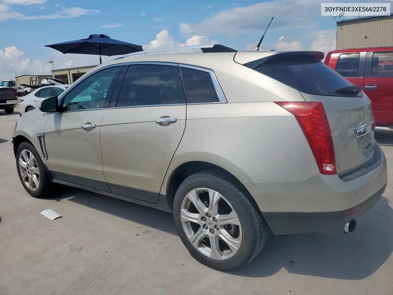 2014 Cadillac Srx Premium Collection VIN: 3GYFNDE3XES662278 Lot: 62535055