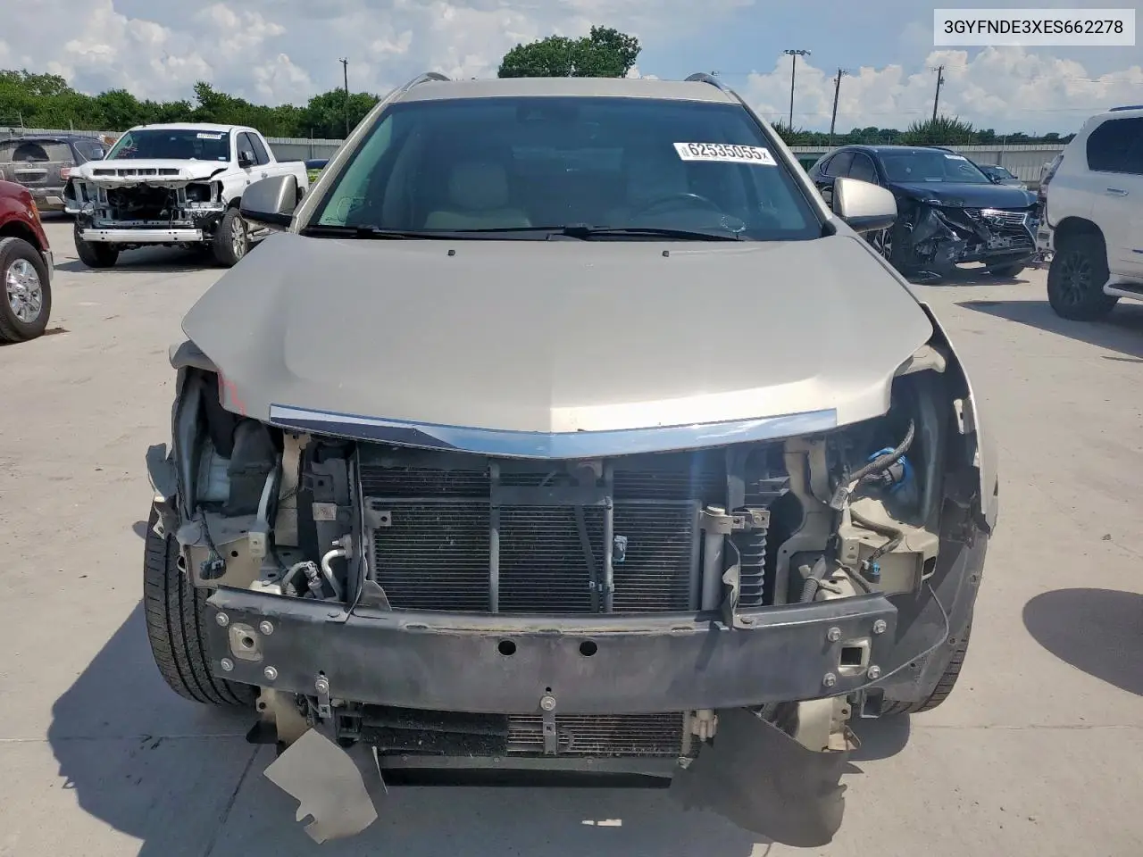 2014 Cadillac Srx Premium Collection VIN: 3GYFNDE3XES662278 Lot: 62535055