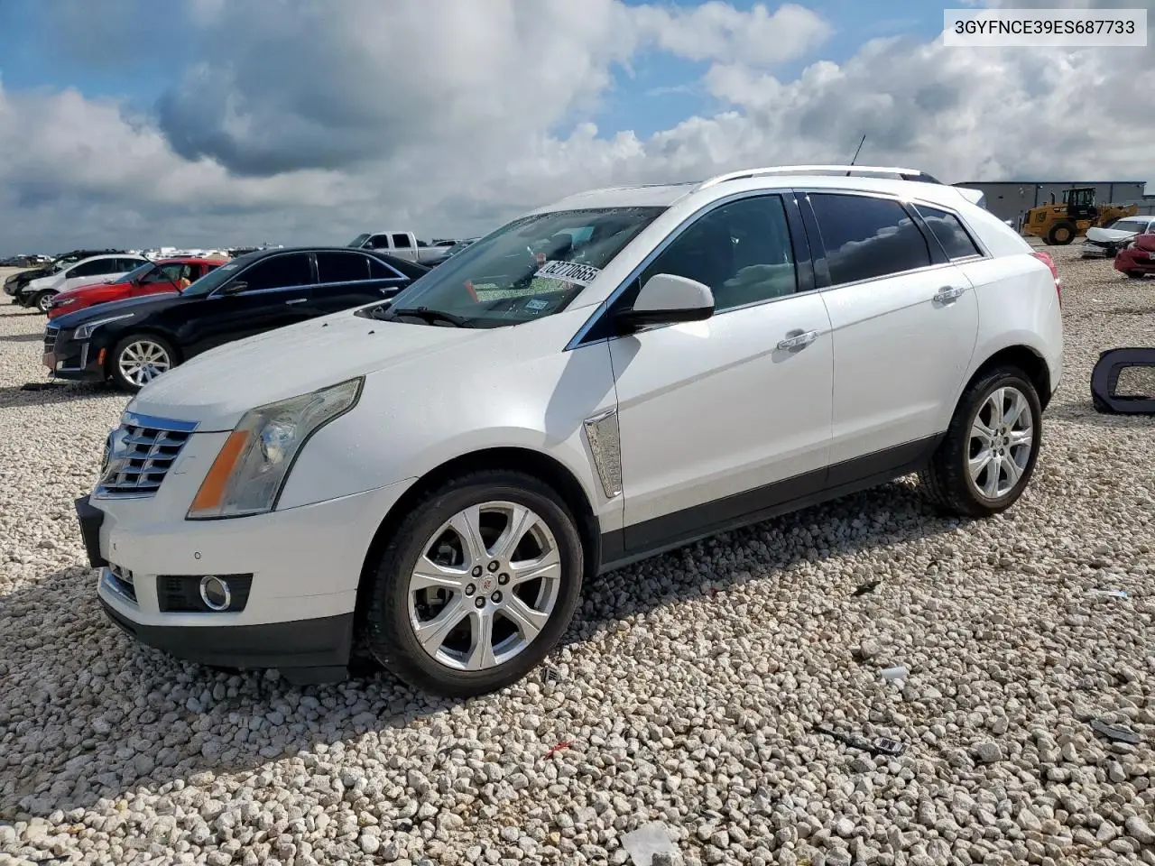 2014 Cadillac Srx Performance Collection VIN: 3GYFNCE39ES687733 Lot: 62770665