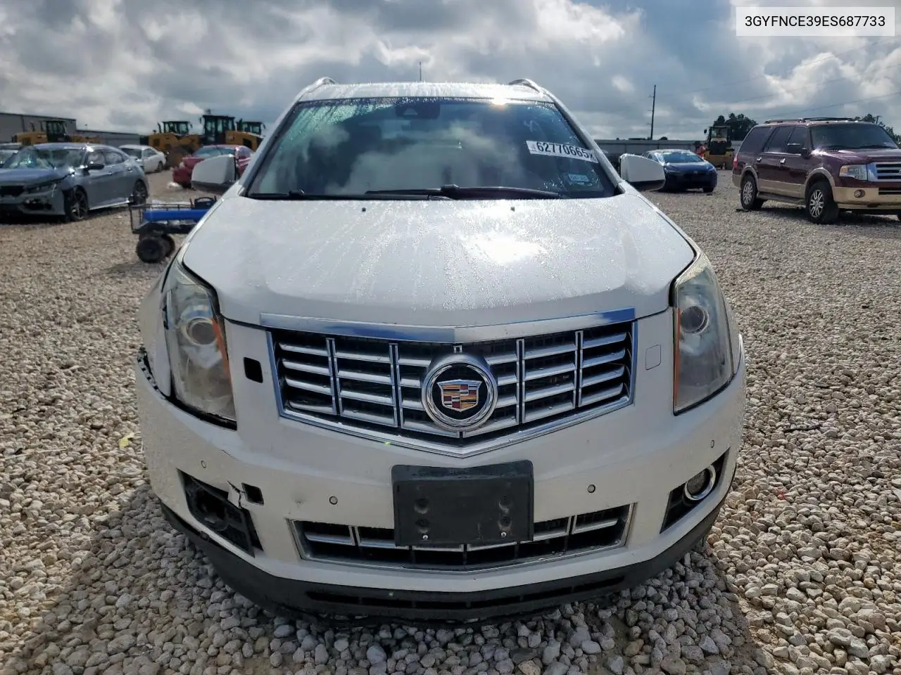 2014 Cadillac Srx Performance Collection VIN: 3GYFNCE39ES687733 Lot: 62770665