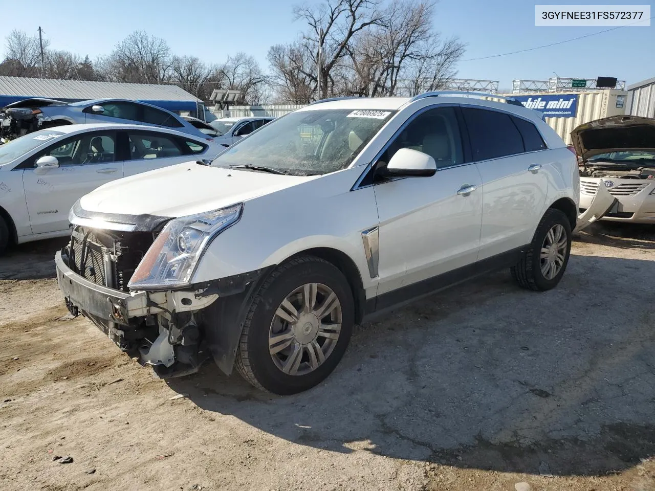 2015 Cadillac Srx Luxury Collection VIN: 3GYFNEE31FS572377 Lot: 42806925