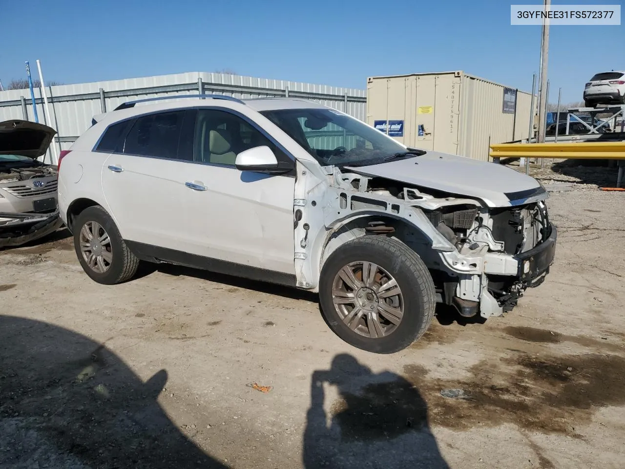 2015 Cadillac Srx Luxury Collection VIN: 3GYFNEE31FS572377 Lot: 42806925