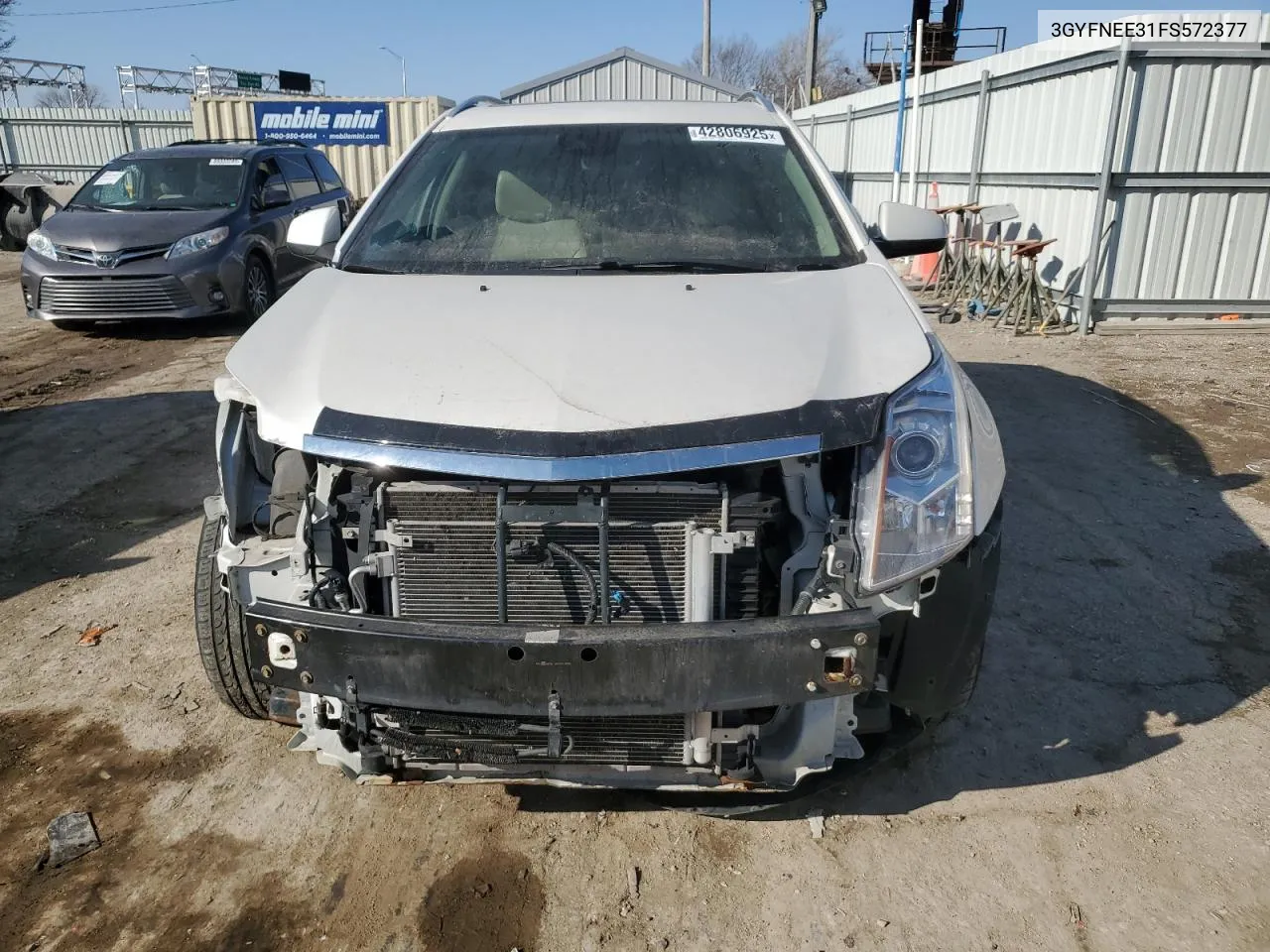 2015 Cadillac Srx Luxury Collection VIN: 3GYFNEE31FS572377 Lot: 42806925