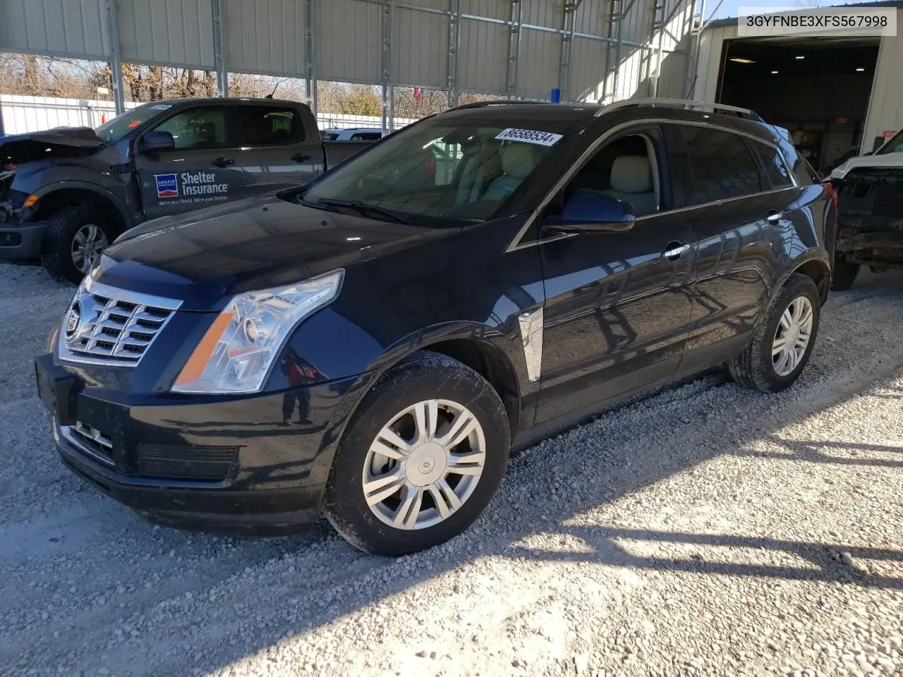 2015 Cadillac Srx Luxury Collection VIN: 3GYFNBE3XFS567998 Lot: 50611805