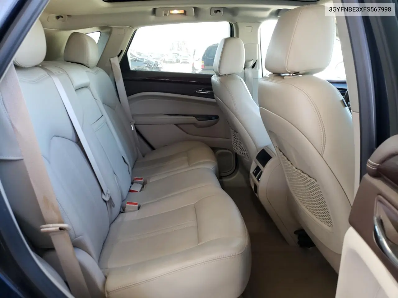 2015 Cadillac Srx Luxury Collection VIN: 3GYFNBE3XFS567998 Lot: 50611805