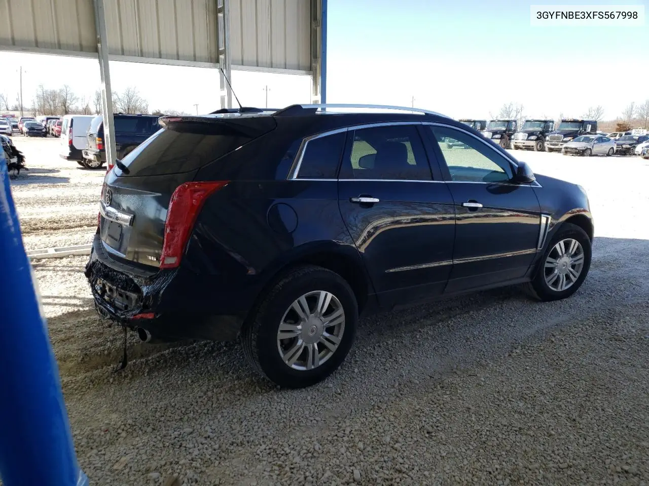 2015 Cadillac Srx Luxury Collection VIN: 3GYFNBE3XFS567998 Lot: 50611805