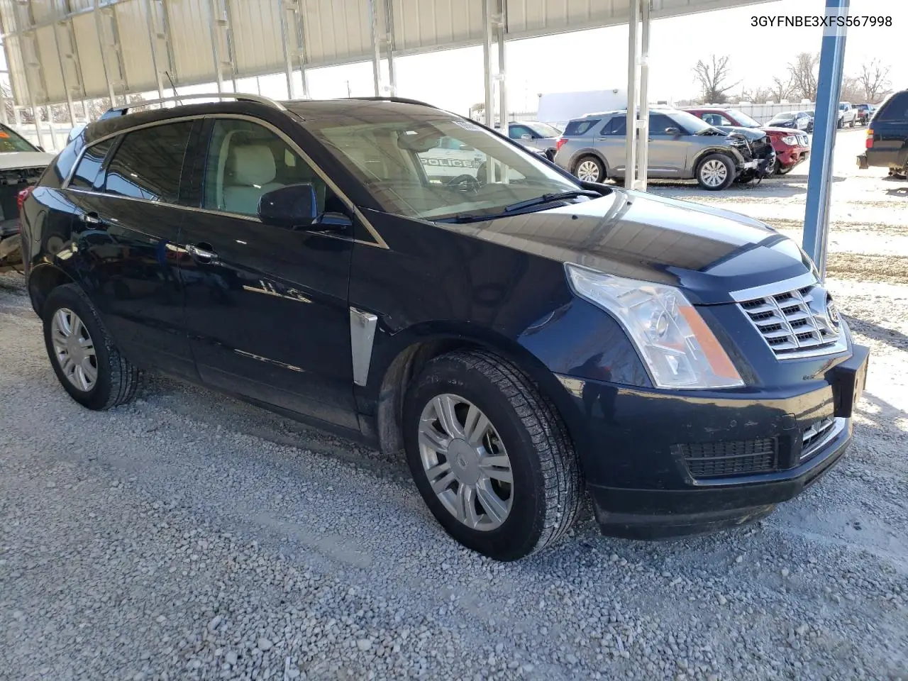 2015 Cadillac Srx Luxury Collection VIN: 3GYFNBE3XFS567998 Lot: 50611805