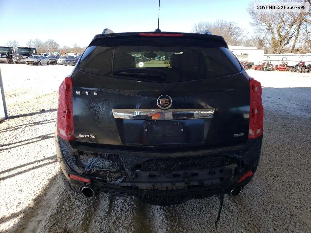 2015 Cadillac Srx Luxury Collection VIN: 3GYFNBE3XFS567998 Lot: 50611805