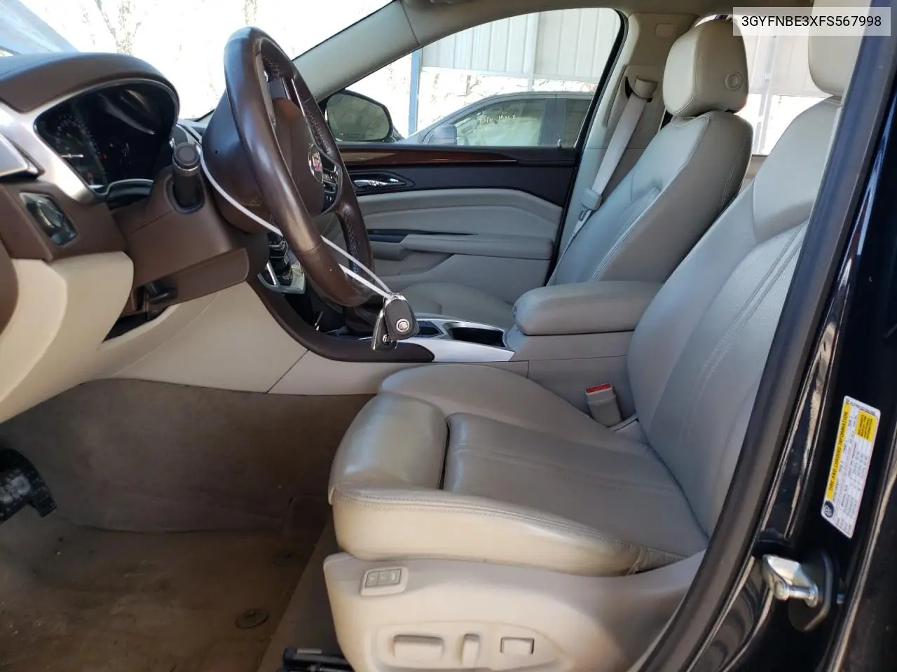 2015 Cadillac Srx Luxury Collection VIN: 3GYFNBE3XFS567998 Lot: 50611805