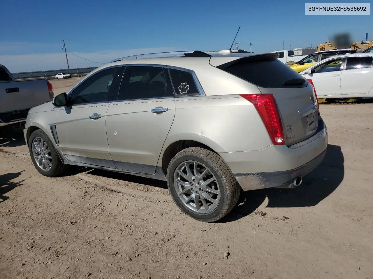 2015 Cadillac Srx Premium Collection VIN: 3GYFNDE32FS536692 Lot: 54669175