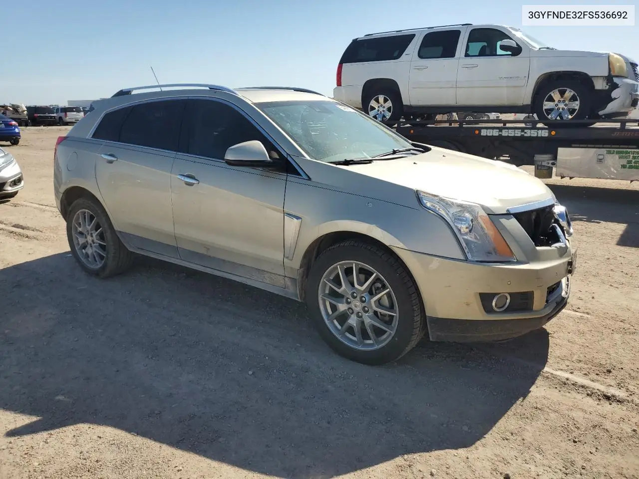2015 Cadillac Srx Premium Collection VIN: 3GYFNDE32FS536692 Lot: 54669175