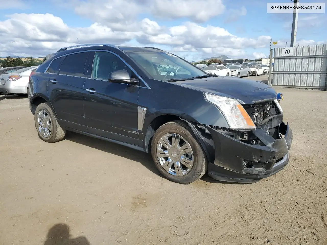 2015 Cadillac Srx Luxury Collection VIN: 3GYFNBE36FS549174 Lot: 55854215