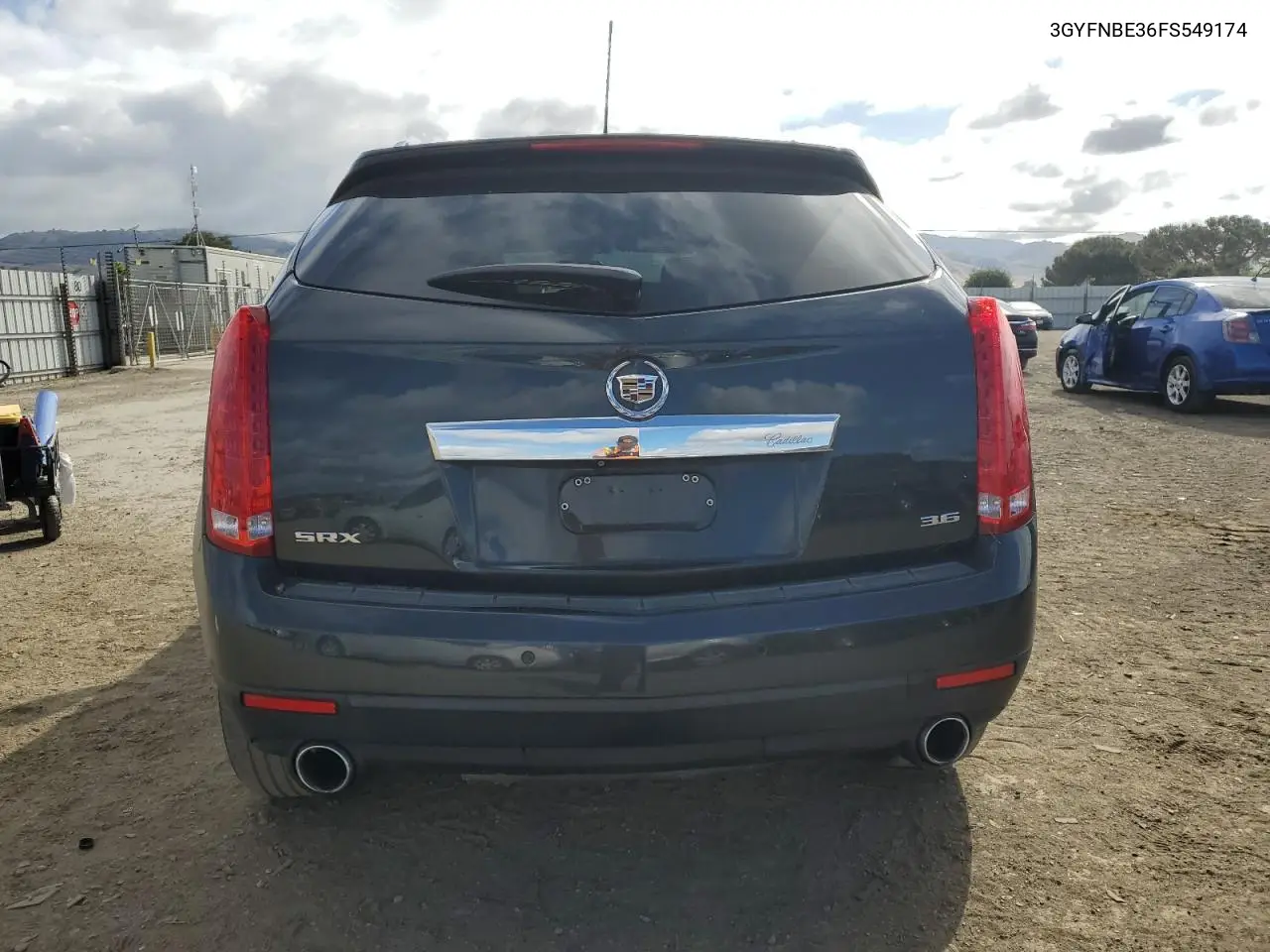 2015 Cadillac Srx Luxury Collection VIN: 3GYFNBE36FS549174 Lot: 55854215