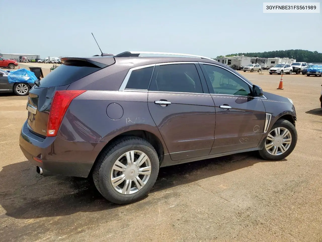 2015 Cadillac Srx Luxury Collection VIN: 3GYFNBE31FS561989 Lot: 56866005