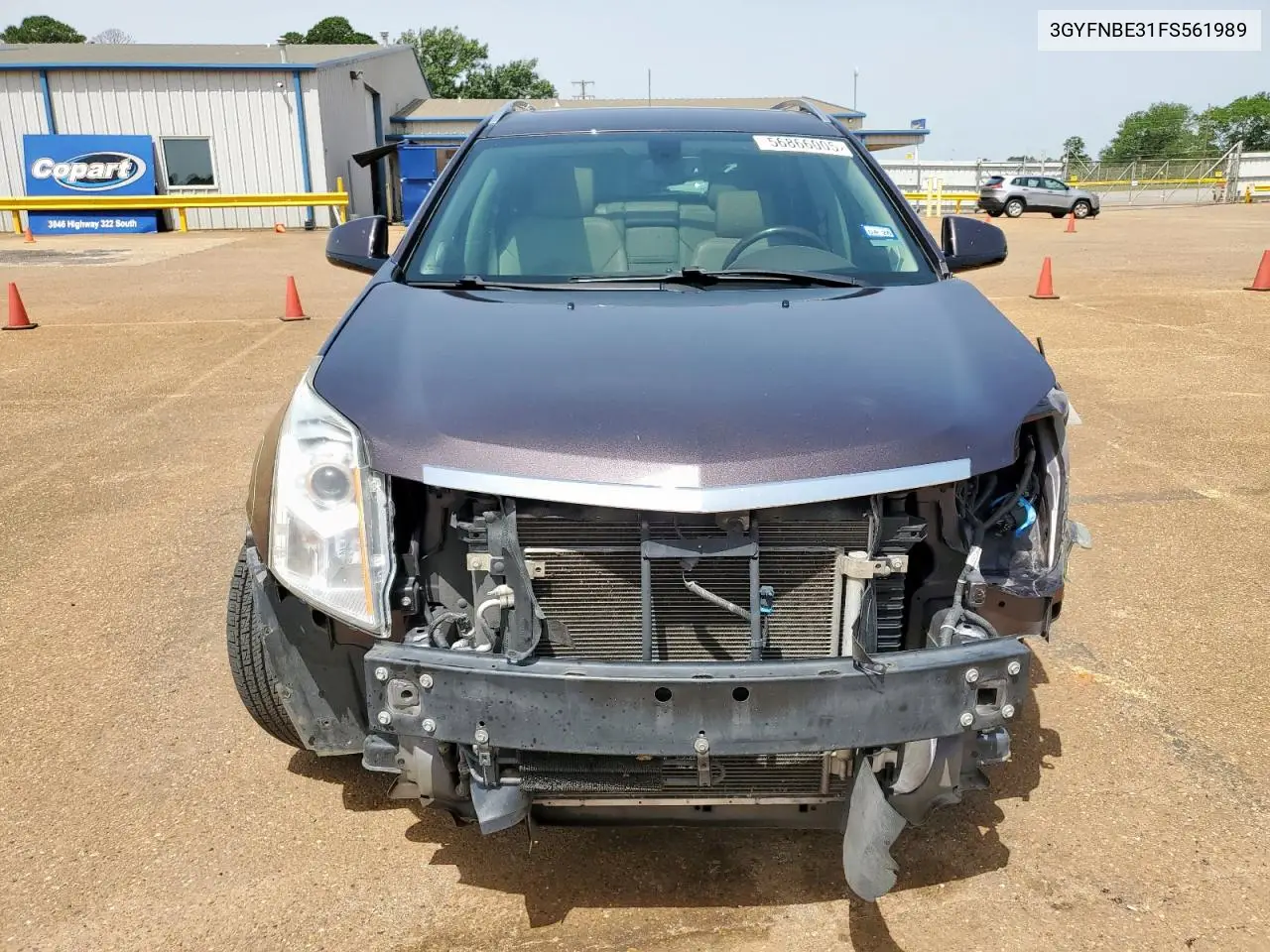 2015 Cadillac Srx Luxury Collection VIN: 3GYFNBE31FS561989 Lot: 56866005