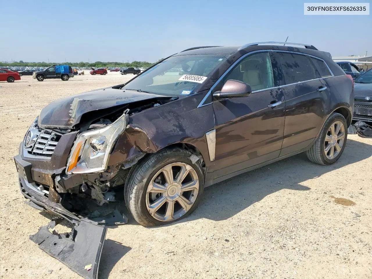 2015 Cadillac Srx Premium Collection VIN: 3GYFNGE3XFS626335 Lot: 56885085