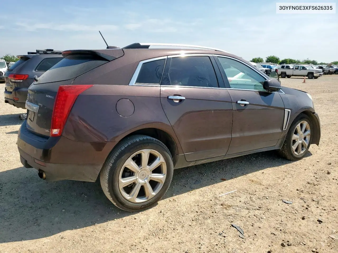 2015 Cadillac Srx Premium Collection VIN: 3GYFNGE3XFS626335 Lot: 56885085