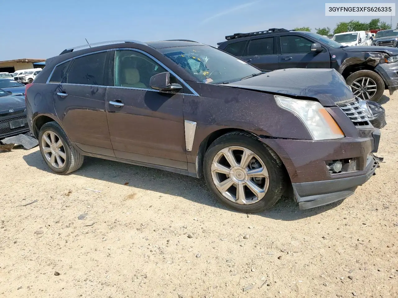 2015 Cadillac Srx Premium Collection VIN: 3GYFNGE3XFS626335 Lot: 56885085