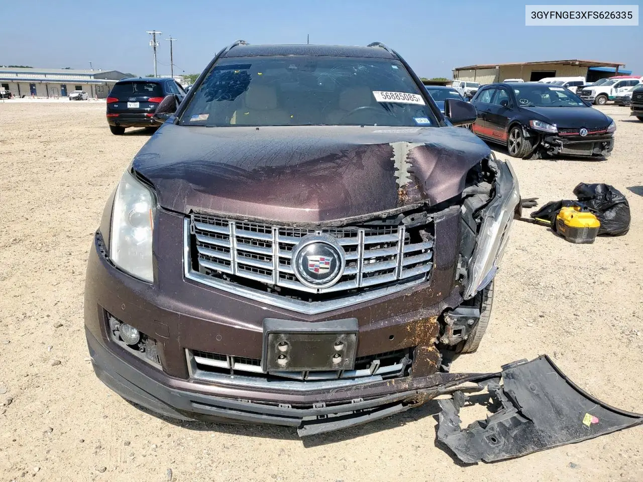 2015 Cadillac Srx Premium Collection VIN: 3GYFNGE3XFS626335 Lot: 56885085