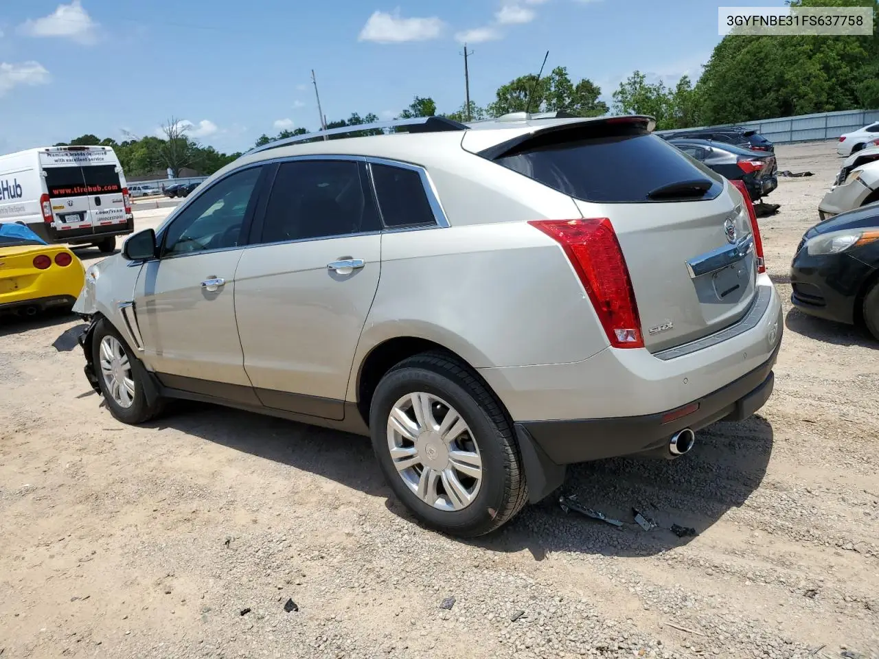 2015 Cadillac Srx Luxury Collection VIN: 3GYFNBE31FS637758 Lot: 56911815