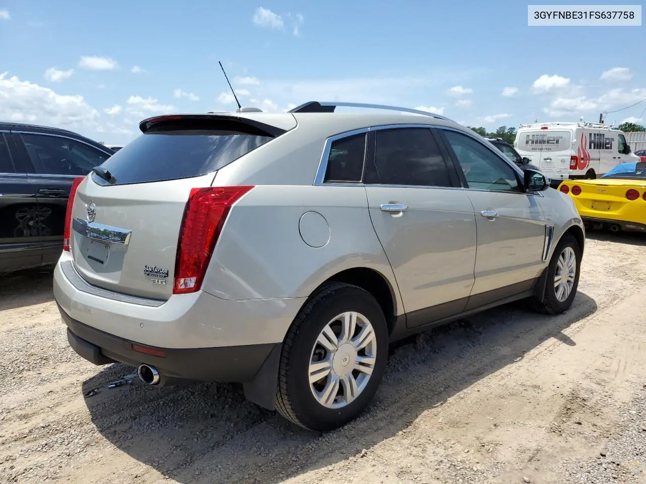 2015 Cadillac Srx Luxury Collection VIN: 3GYFNBE31FS637758 Lot: 56911815