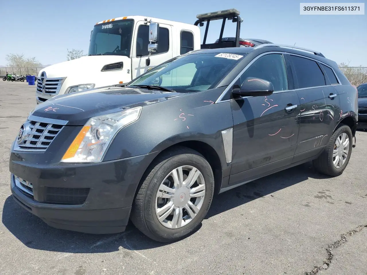 2015 Cadillac Srx Luxury Collection VIN: 3GYFNBE31FS611371 Lot: 62128245