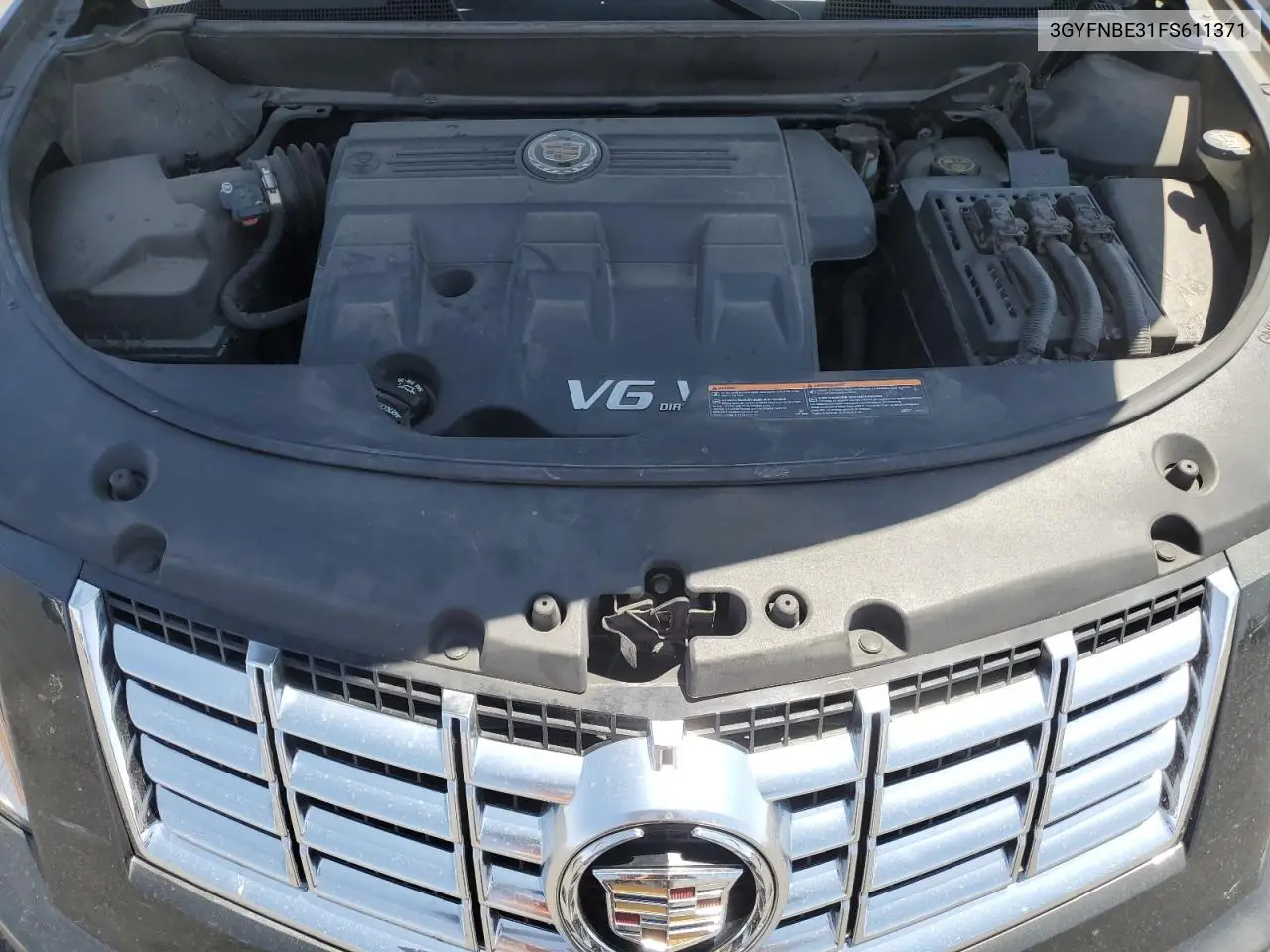 2015 Cadillac Srx Luxury Collection VIN: 3GYFNBE31FS611371 Lot: 62128245