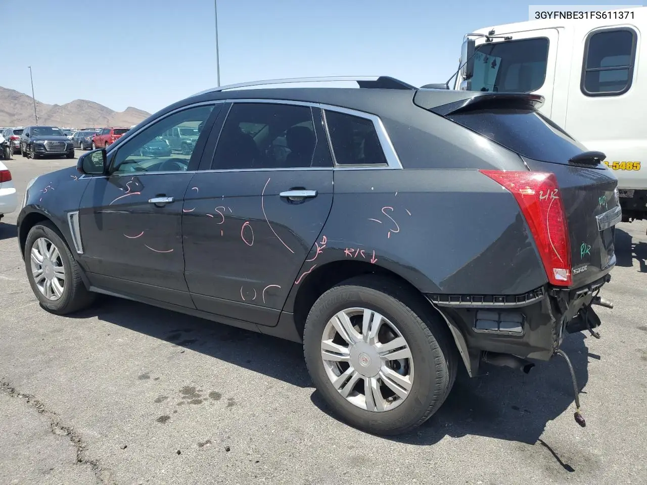 2015 Cadillac Srx Luxury Collection VIN: 3GYFNBE31FS611371 Lot: 62128245