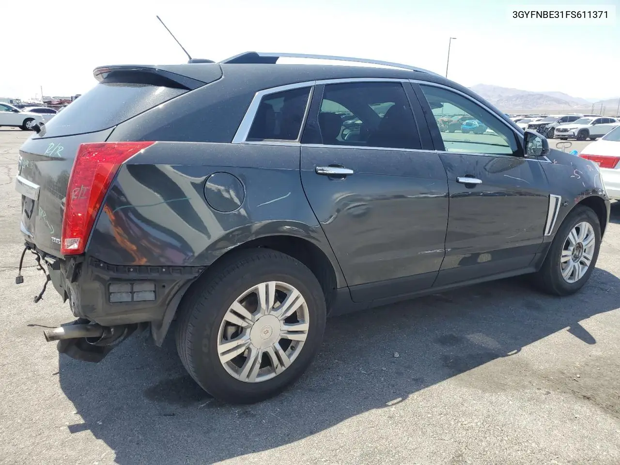 2015 Cadillac Srx Luxury Collection VIN: 3GYFNBE31FS611371 Lot: 62128245