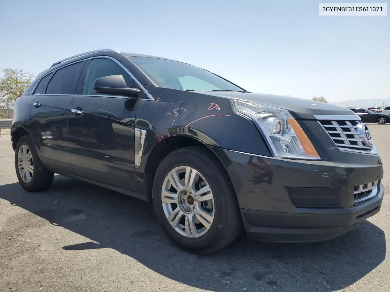 2015 Cadillac Srx Luxury Collection VIN: 3GYFNBE31FS611371 Lot: 62128245