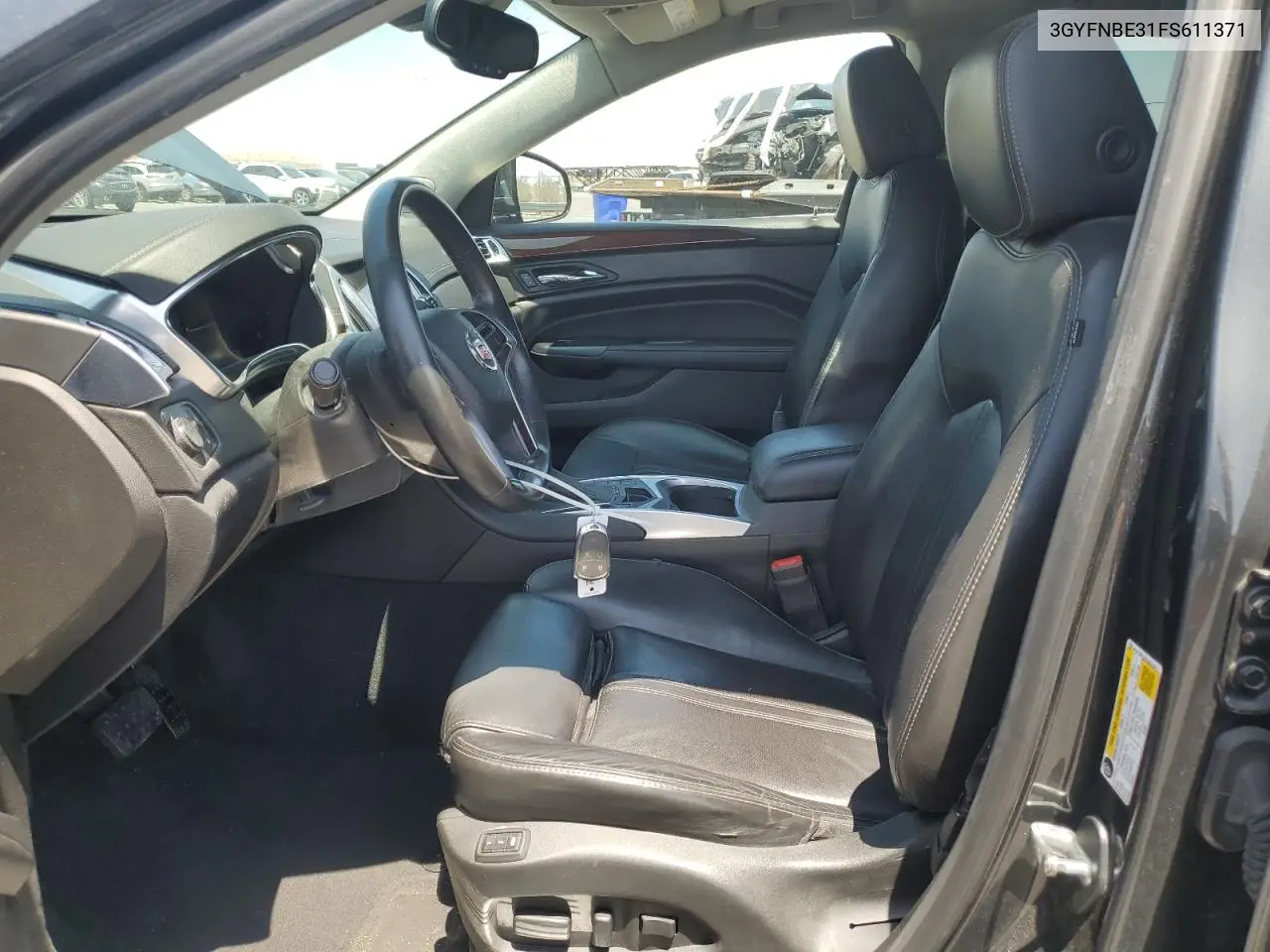 2015 Cadillac Srx Luxury Collection VIN: 3GYFNBE31FS611371 Lot: 62128245