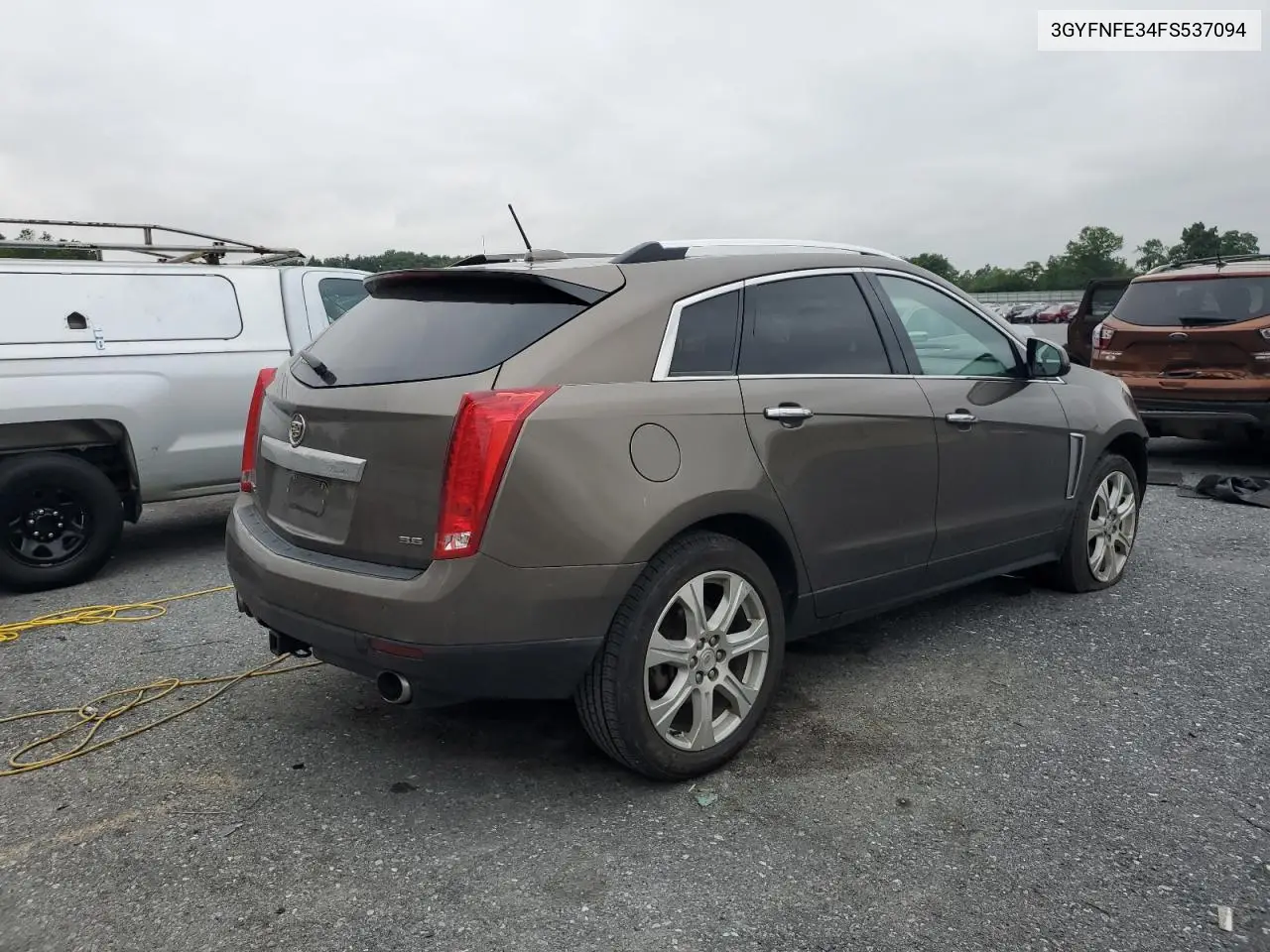 2015 Cadillac Srx Performance Collection VIN: 3GYFNFE34FS537094 Lot: 62434025