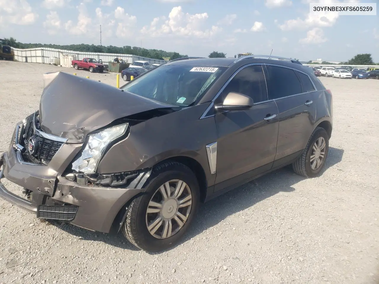 2015 Cadillac Srx Luxury Collection VIN: 3GYFNBE3XFS605259 Lot: 62632215