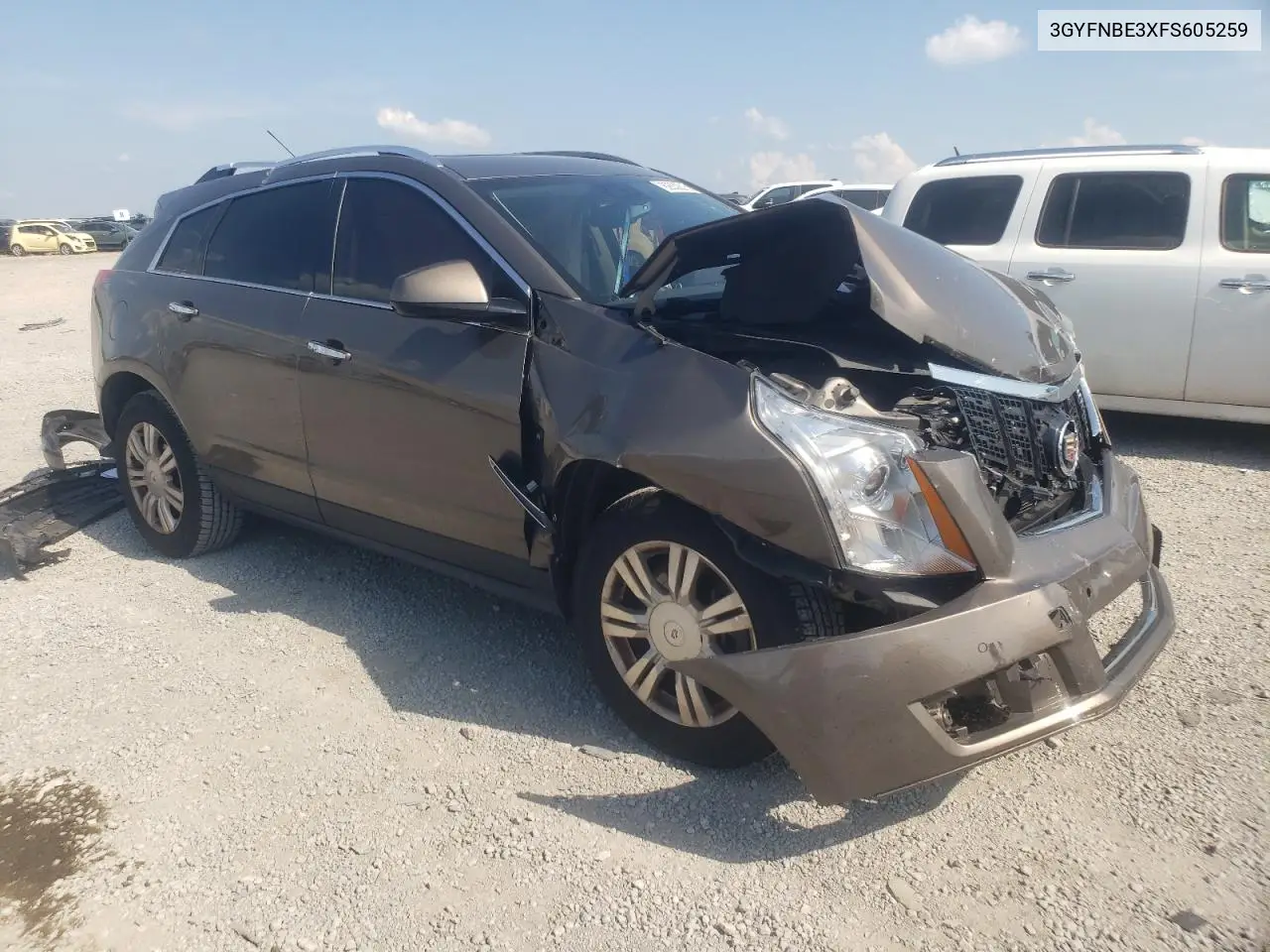 2015 Cadillac Srx Luxury Collection VIN: 3GYFNBE3XFS605259 Lot: 62632215