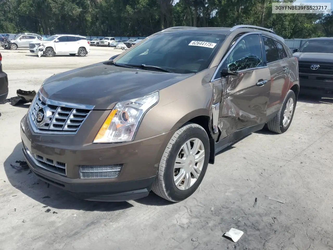 2015 Cadillac Srx Luxury Collection VIN: 3GYFNBE39FS523717 Lot: 62644175