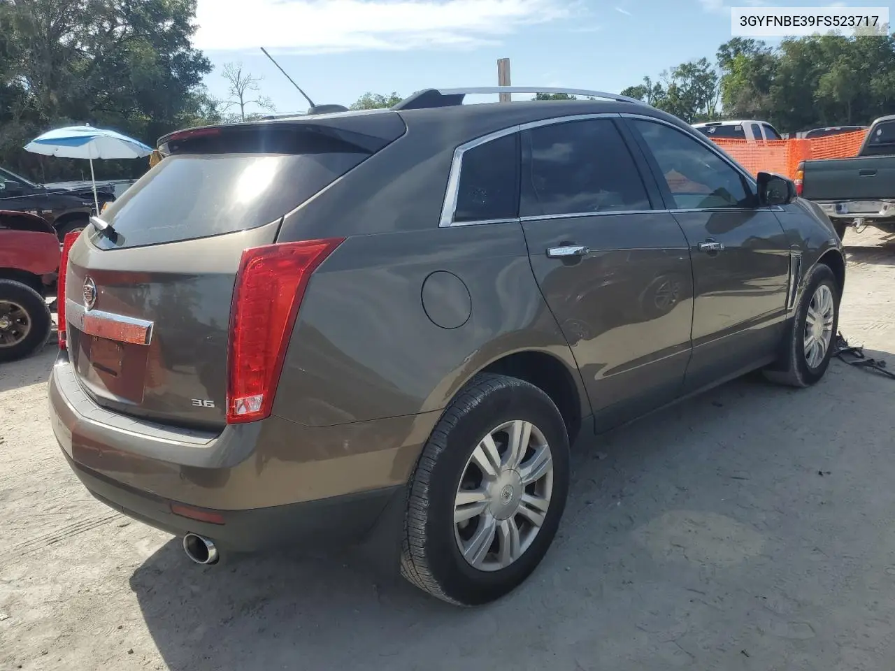 2015 Cadillac Srx Luxury Collection VIN: 3GYFNBE39FS523717 Lot: 62644175