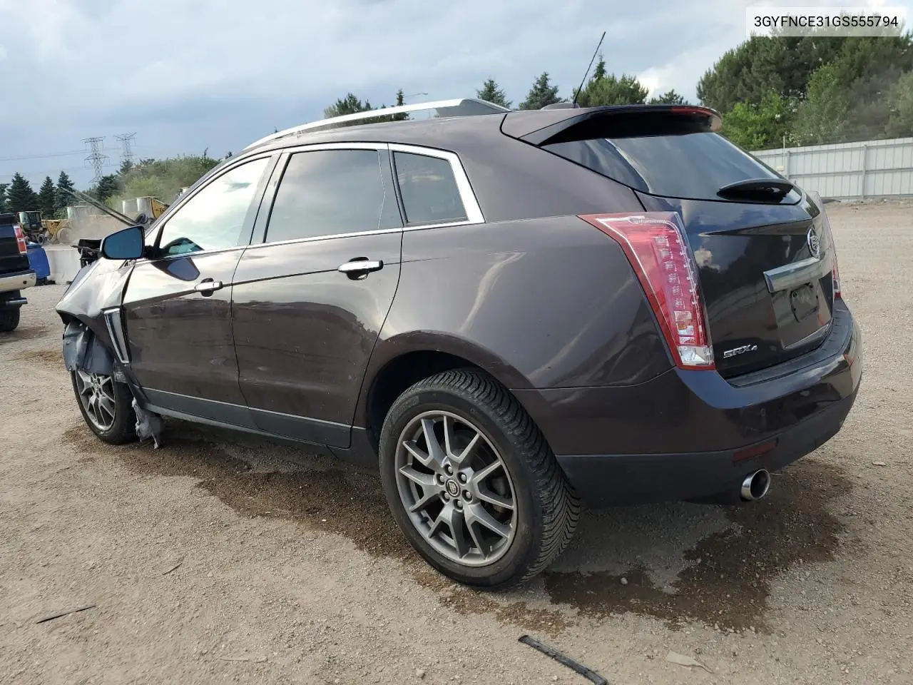 2016 Cadillac Srx Performance Collection VIN: 3GYFNCE31GS555794 Lot: 62343455